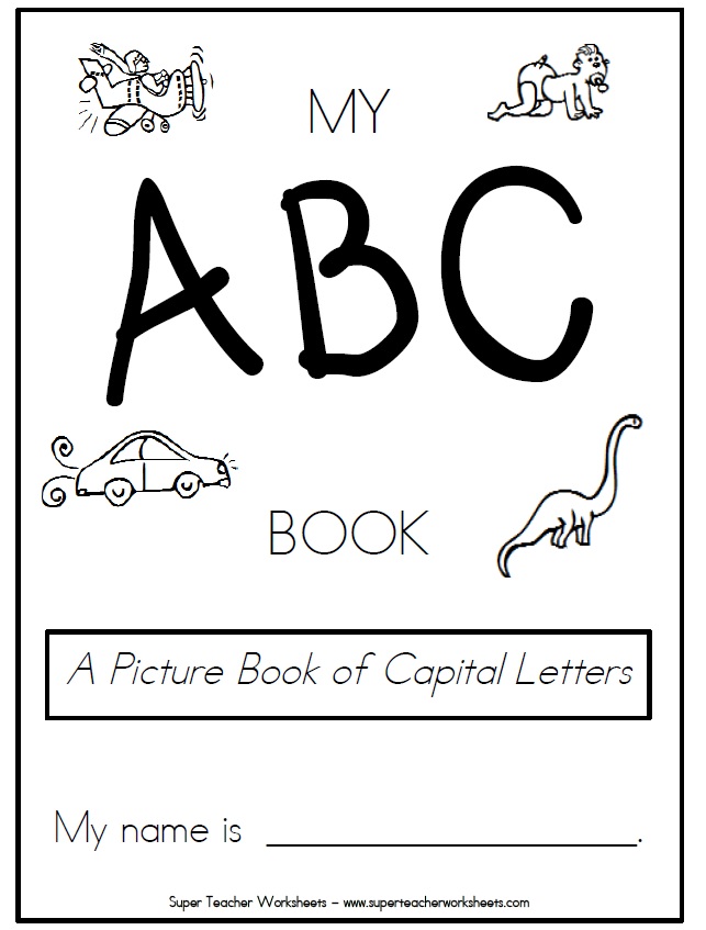 Printable Book of Capital Letters Printable Book of Capital Letters