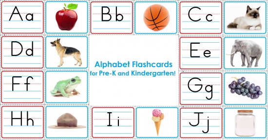Full Color Alphabet Flashcards Full Color Alphabet Flashcards