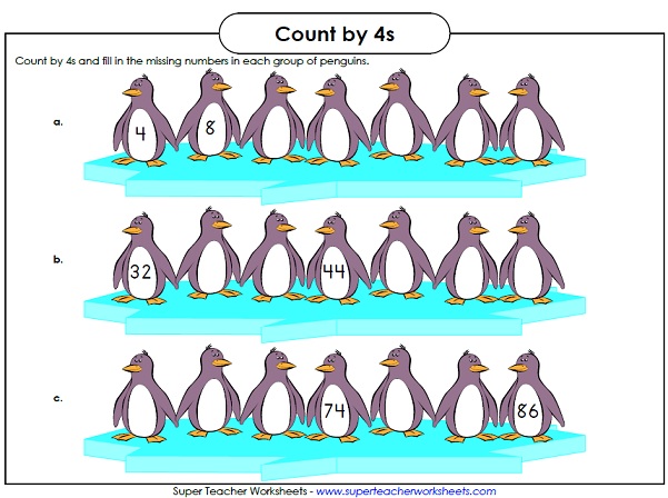 Skip Counting Worksheets Skip Counting Worksheets