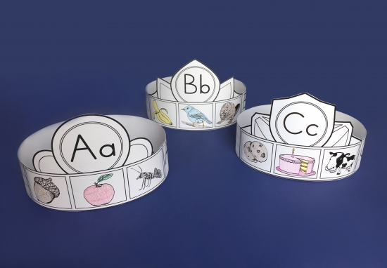 Alphabet Crowns Alphabet Crowns