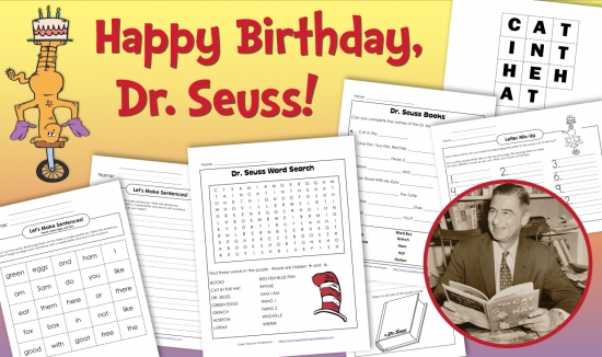 Dr. Seuss Activity Worksheets