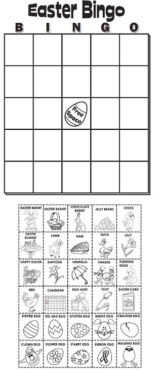 Easter Bingo Easter Bingo
