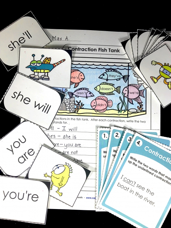 Contraction Worksheets Contraction Worksheets