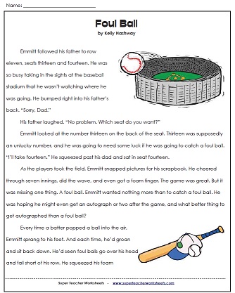 A Third Grade Reading Comprehension Passage A Third Grade Reading Comprehension Passage