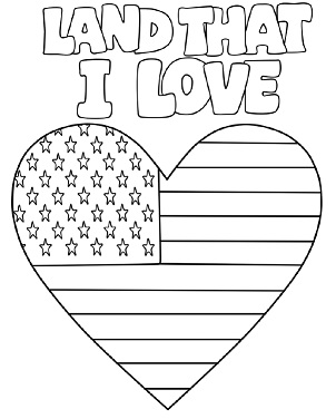 Printable Coloring Page for Independence Day Printable Coloring Page for Independence Day
