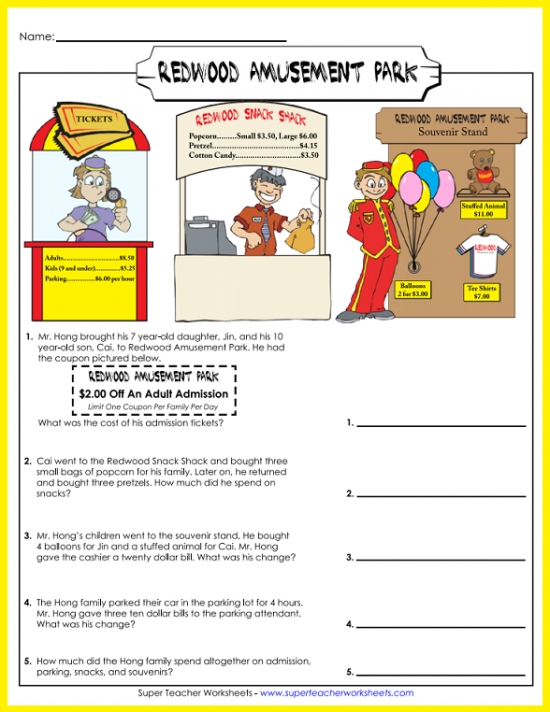 Multi-Step Word Problems Multi-Step Word Problems