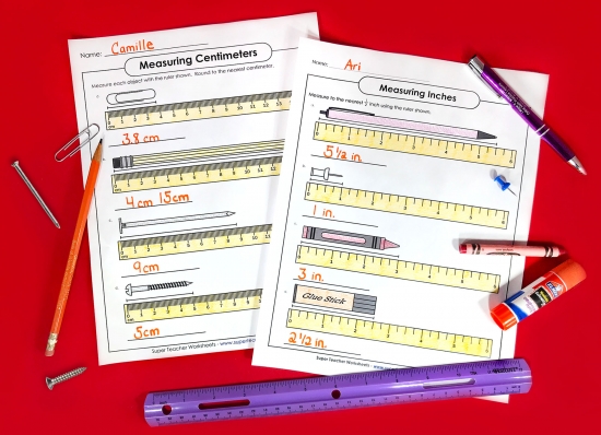 Measurement Worksheets Measurement Worksheets