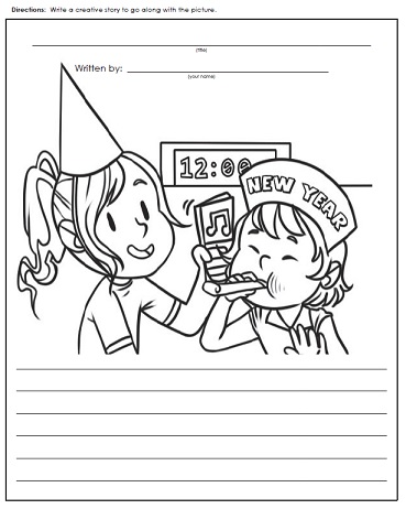 A New Year's Worksheet A New Year's Worksheet