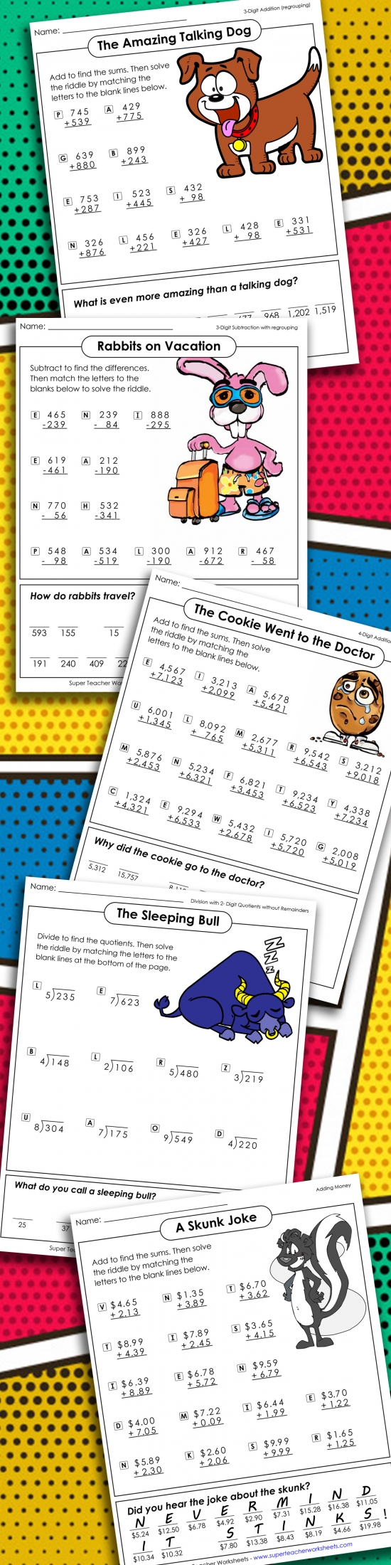 Math Riddle Activities Math Riddle Activities
