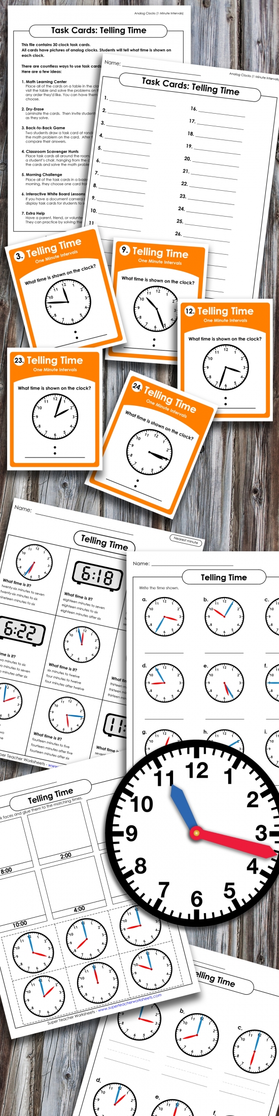 Fun Telling Time Activities Fun Telling Time Activities