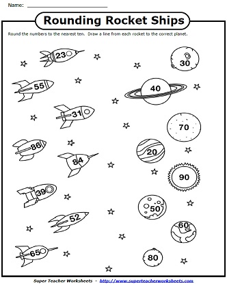 Printable Rounding Worksheet Printable Rounding Worksheet