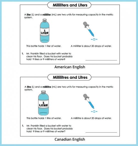 Canadian-English Worksheets Canadian-English Worksheets