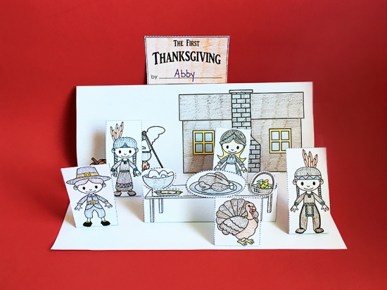 Thanksgiving Diorama Thanksgiving Diorama