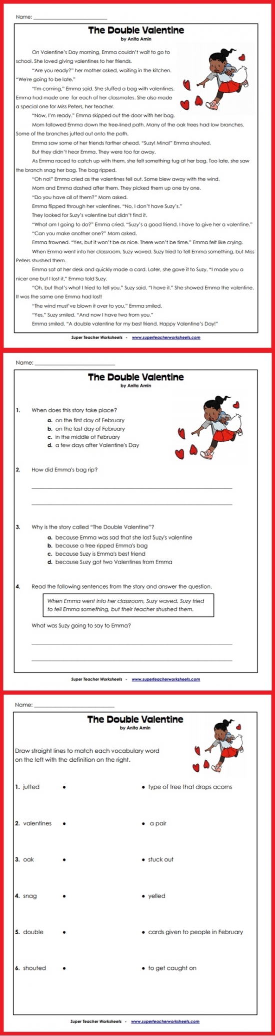 Valentine's Day Story Valentine's Day Story