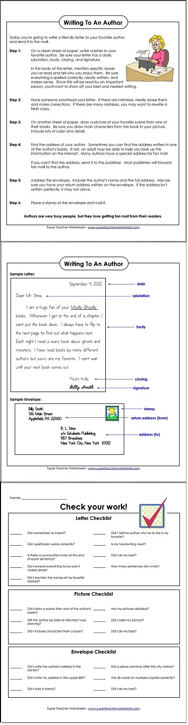 Write a Friendly Letter Write a Friendly Letter