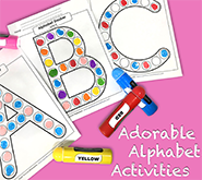 Adorable Alphabet Activities  Preview