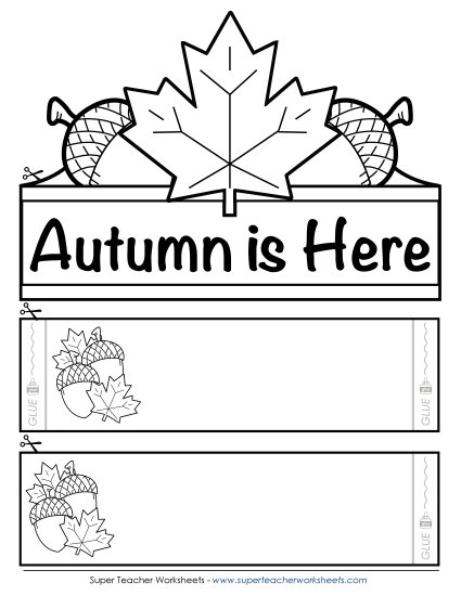 Seasons - Autumn is here! (Printable PDF Worksheet)