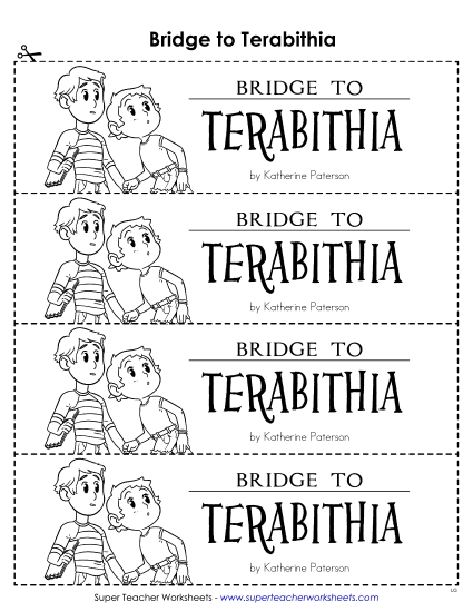 Whole Book - B-2-T Bookmark (Printable PDF Worksheet)
