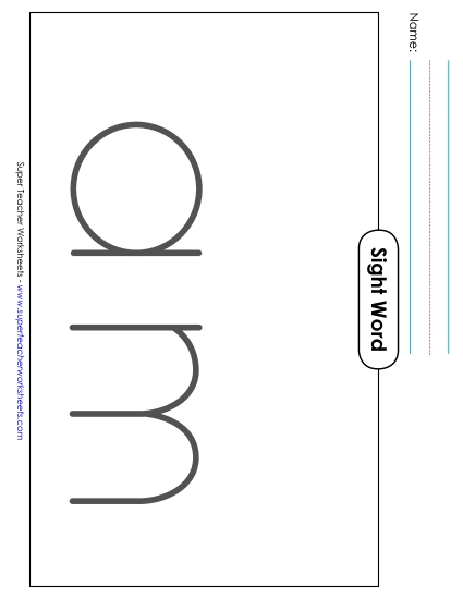 Big Trace: Am (Printable PDF Worksheet)