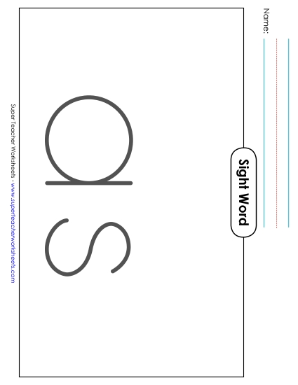 Big Trace: As (Printable PDF Worksheet)