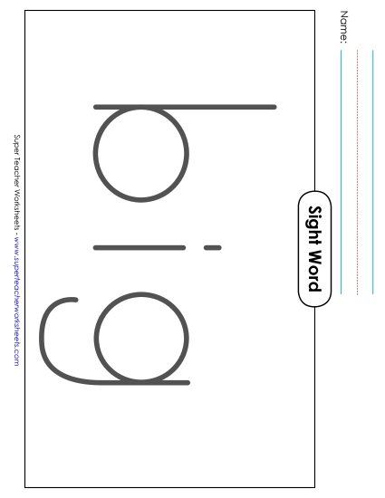 Big Trace: Big (Printable PDF Worksheet)