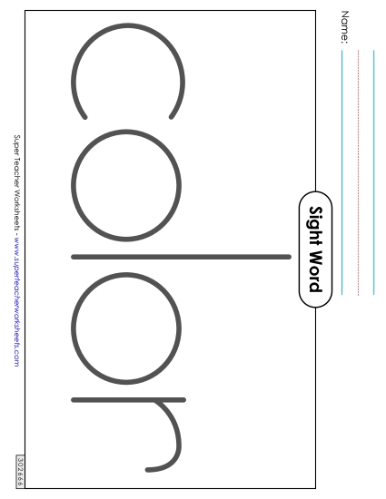 Big Trace: Color (Printable PDF Worksheet)