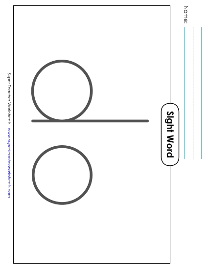 Big Trace: Do (Printable PDF Worksheet)