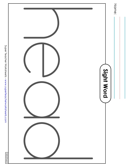 Big Trace: Head (Printable PDF Worksheet)