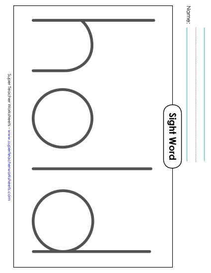 Big Trace: Hold (Printable PDF Worksheet)