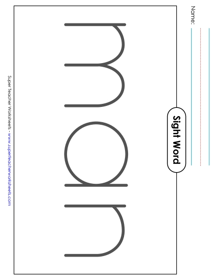 Big Trace: Man (Printable PDF Worksheet)