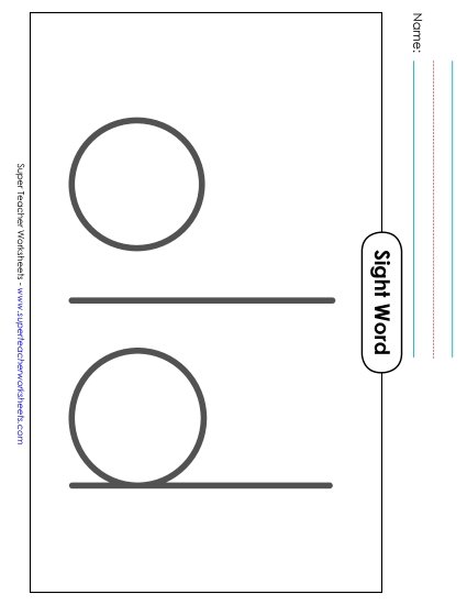 Big Trace: Old (Printable PDF Worksheet)