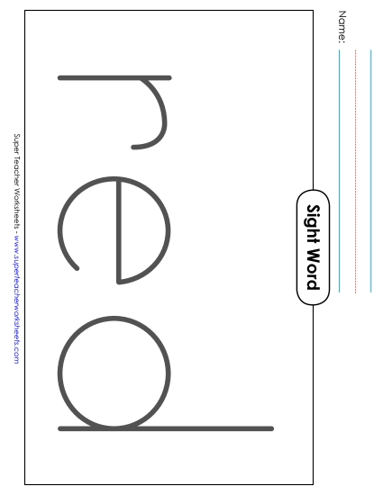 Big Trace: Red (Printable PDF Worksheet)