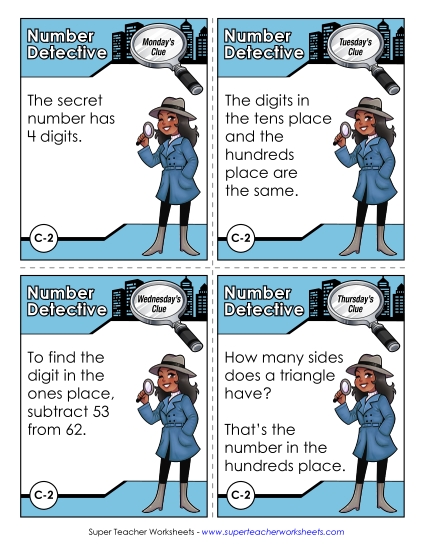 3rd Grade - C2 - Four Thousand, Three Hundred Thirty-Nine (Printable PDF Worksheet)