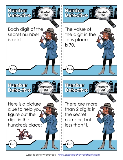 3rd Grade - C4 - Three Hundred Seventy Nine (Printable PDF Worksheet)