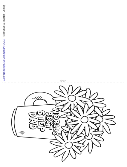 Make Gifts for Step Dads - Card: Best Stepdad (Printable PDF Worksheet)