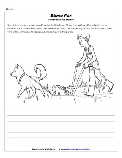 Chapters 1 & 2 - Chapter 2: Picture Summary (Printable PDF Worksheet)