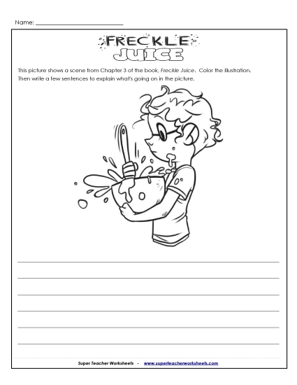 Chapter 3: Picture Summary (Printable PDF Worksheet)