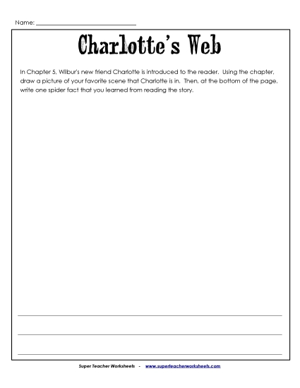 Chapters 5 - 8 - Chapter 5 - Draw & Write (Printable PDF Worksheet)