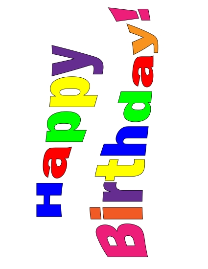 Birthday Charts - Class Birthdays: Cakes (Color) (Printable PDF Worksheet)