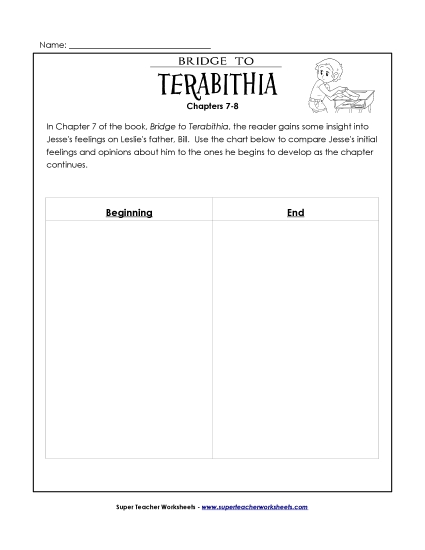 Chapters 7-8 - Compare and Contrast Chapters 7 and 8 (Printable PDF Worksheet)