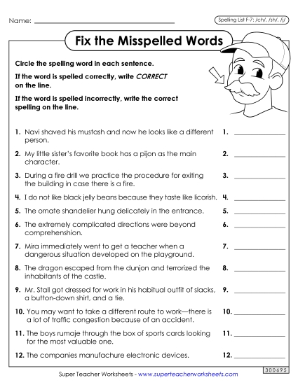 Worksheets and Puzzles - Correct or Incorrect? (F-7)  (Printable PDF Worksheet)