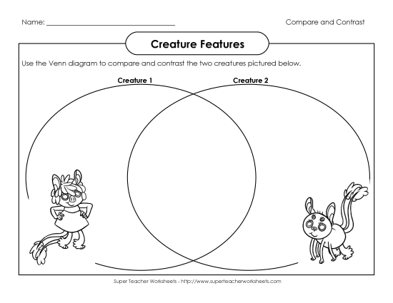 Creature Features - Creature Feature #2 (Intermediate) (Printable PDF Worksheet)