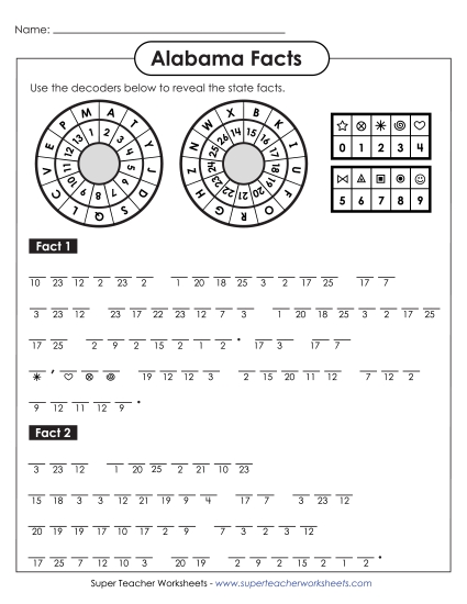 Puzzles - Cryptogram Puzzle (Printable PDF Worksheet)