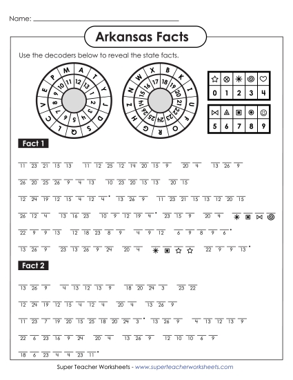 Puzzles - Cryptogram Puzzle (Printable PDF Worksheet)