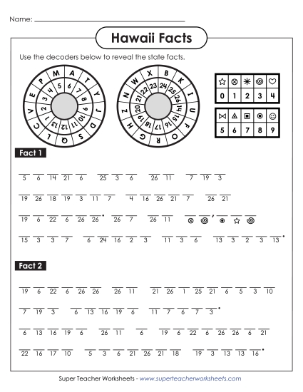 Puzzles - Cryptogram Puzzle (Printable PDF Worksheet)