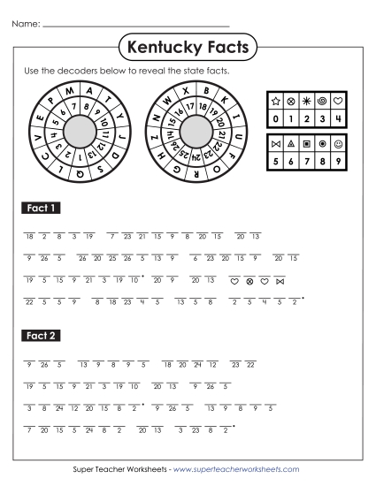 Puzzles - Cryptogram Puzzle (Printable PDF Worksheet)