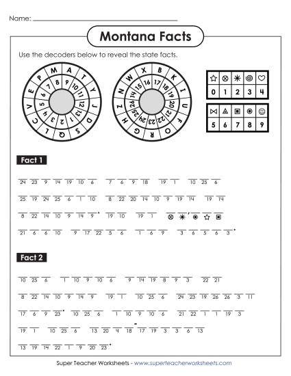 Puzzles - Cryptogram Puzzle (Printable PDF Worksheet)