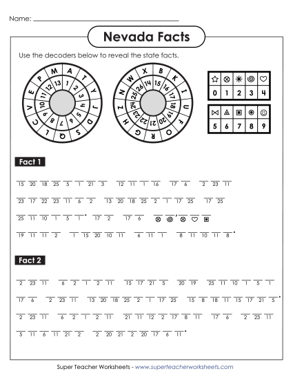 Puzzles - Cryptogram Puzzle (Printable PDF Worksheet)