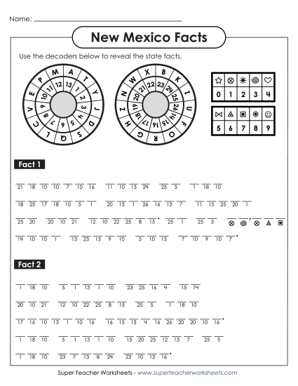 Puzzles - Cryptogram Puzzle (Printable PDF Worksheet)