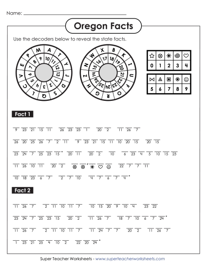 Puzzles - Cryptogram Puzzle (Printable PDF Worksheet)